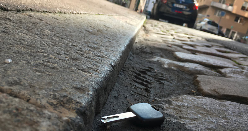 Perte totale clé de voiture